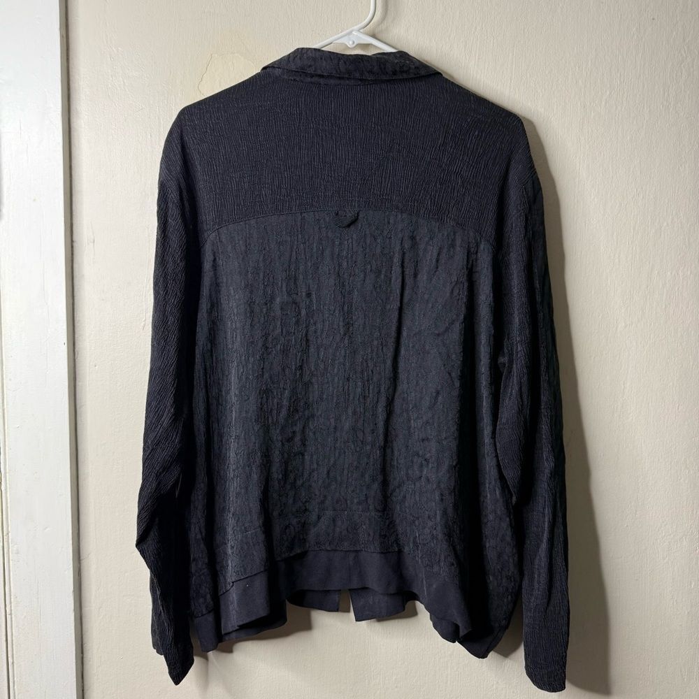 Chicos Private Edition Black Patchwork Lagenlook … - image 5